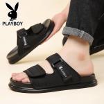 Шлепанцы мужские черный Playboy - фото 5