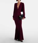 Платье-колокол Norma Kamali, Plum - фото 2