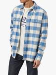 Рубашка в клетку Montana Triumph Motorcycles, Blue/Bone - фото 3