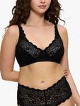 Бюстгальтер Amourette Lace Non-Wired Triumph, Black - фото