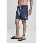 Шорты Urban Classics Swim Shorts Pattern (Big ), синий - фото 2