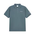 Футболка поло унисекс Champion, черная - фото 6