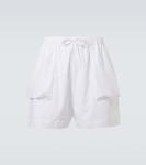 Хлопковые шорты-карго Simone Rocha, белый - фото