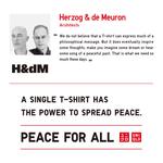 Футболка Uniqlo Peace For All Herzog & de Meuron - фото 11