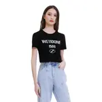 Кроп-топ с логотипом WE11DONE, черный - фото 4