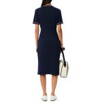 Джерси платье с отделкой LACOSTE, синий - фото 3