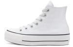 Converse Chuck Taylor All-Star Hi Platform Белый Черный (женские) - фото