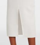 Свадебное платье миди без бретелек Alex Perry, белый - фото 5