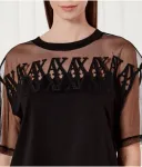 Блуза Cropped fit Armani Exchange, черный - фото 4