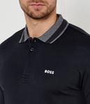 Поло BOSS GREEN Plisy 2 Regular Fit, черный - фото 4