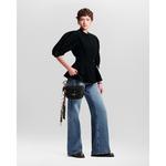 Шарф женский Louis Vuitton, черный - фото 4