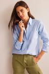 Рубашка Connie из хлопка Boden, синий - фото 2