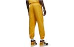 Брюки Air Jordan x Wordmark Fleece Joggers 'Yellow', желтый - фото 2