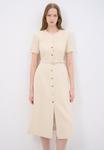 Платье-рубашка WITH BUTTONS adL, бежевый - фото
