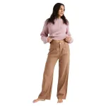 Привлекательные светлые женские брюки Roxy, коричневый - фото 3