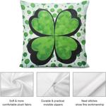 HighonHi Наволочка 4leaf Clover Green с рисунком в горошек - фото 6