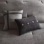 Generic Комплект постельного белья серый Grey - фото 3