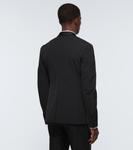 Технический однобортный блейзер Prada, черный - фото 4