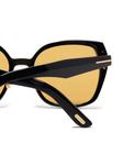 TOM FORD Eyewear солнцезащитные очки в квадратной оправе, черный - фото 3
