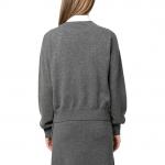 Джемпер из шерсти с пайетками Brunello Cucinelli, темно-серый - фото 6