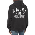 Футболка с капюшоном и принтом AMIRI, черная - фото 5