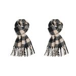 Вязаный шарф унисекс, Black - фото 10