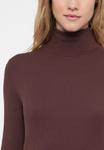 Топ GAP BRUSHED T NECK, Chocolate Bar/Dark Brown - фото 6