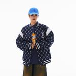 Бейсбольная куртка унисекс темно-синий Mlb - фото 4