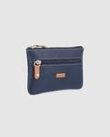 Мужской кошелек El Potro синий кожаный на молнии El Potro, синий - фото 2