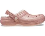 Сабо Crocs Kids Classic Lined Glitter Clogs, цвет Quartz - фото 6