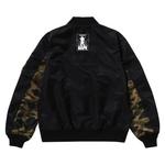 Куртка BAPE 1st Camo Bomber Jacket, Black - фото 2