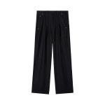 Брюки Off-White Wide Leg Trousers, черный - фото