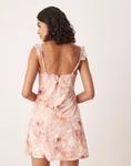 Мини-платье с темно-розовым цветочным принтом Kiss The Sky - фото 3