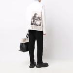 Свитер мужской белый JIL SANDER - фото 4