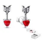 Pandora Серьги-гвоздики из стерлингового серебра 925 пробы - фото