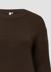 Свитер QS, темно-коричневый - фото 6