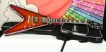 Epiphone Flying V Prophecy Bengal Tiger Burst, чехол для гитары - фото 2