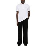 Поло с вышитым логотипом VERSACE, белый - фото 4