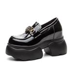 Лоферы женские Shangjinni, Black - фото