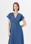 Джинсовое платье ONLNOVA MOLLIE LONG - Maxi dress ONLY, цвет Medium Blue Denim - фото 4