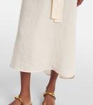 Льняной кафтан bibi Eres, Corail Blanc - фото 5