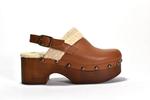 Wenna Clog In Cuoio Leather CORDANI, Cuoio Leather - фото