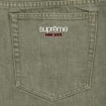 Джинсы Supreme Baggy Jean, Olive - фото 3