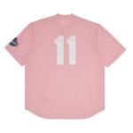 Топ Supreme S Logo Baseball Henley, Pink - фото 2