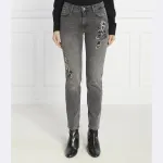 Джинсы скинни Liu Jo, серый - фото