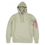 Худи Alpha Industries X-Fit, зеленый - фото 3