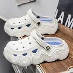 NANJIREN Клоги унисекс черно-белые, цвет Black White - фото 5