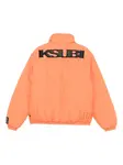Пуховик с логотипом Ksubi, оранжевый - фото 2