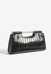 Клатч Friends Like These GRAB HANDLE , Black Croc Effect/Black - фото 2