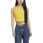 Футболка без рукавов adidas Lng Rib, желтый - фото 4